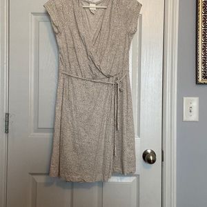 Wrap dress knee length